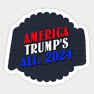 Trump tshirt Sticker